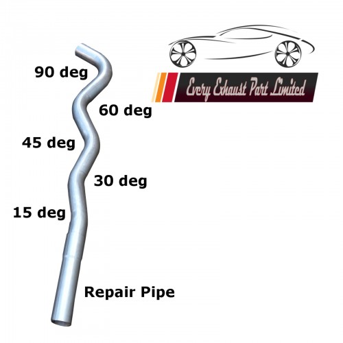 Exhaust Repair Tube Stainless Steel Pipe 1 x Meter 54mm 2 1/8" T304