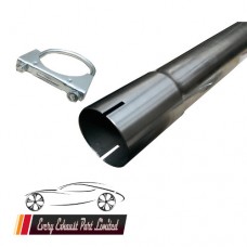 Exhaust Repair Tube Stainless Steel Pipe 1 x Meter 54mm 2 1/8" T304