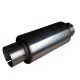 4" Round Stainless Steel Clamp-On Silencer