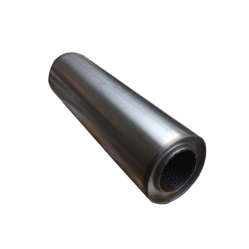 63mm Exhaust Silencer Box S/S T304-5 inch Dia 12" 63mm Exhaust Silencer Box S/S T304-5 inch Dia 12"