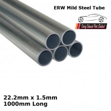 22.2mm x 1.5mm Mild Steel (ERW) Tube - 1000mm Long