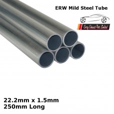 22.2mm x 1.5mm Mild Steel (ERW) Tube - 250mm Long