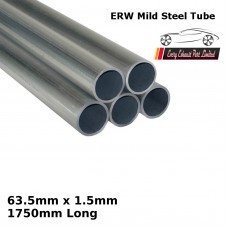 63.5mm x 1.5mm Mild Steel (ERW) Tube - 1750mm Long