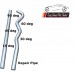2.5" inch / 63.5mm Exhaust Multi Bend Pipe - T304 Stainless