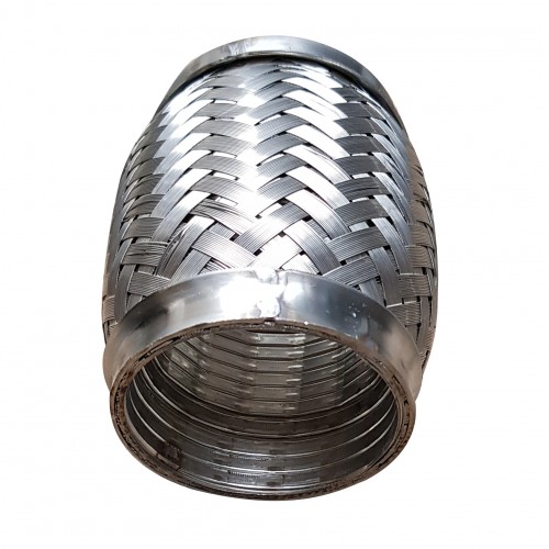 Smoothflow 4" X 4" ILOK Stainless Exhaust Flex Tube – 101mm X 100mm Flexi Repair Joint
