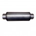 3.5" Round Mild Steel ERW Clamp-On Silencer