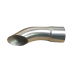 Curved Down Exhaust Tail Trim - Stainless Steel T304