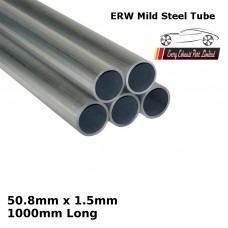 50.8mm x 1.5mm Mild Steel (ERW) Tube - 1000mm Long