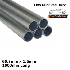 60.3mm x 1.5mm Mild Steel (ERW) Tube - 1000mm Long