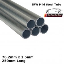 76.2mm x 1.5mm Mild Steel (ERW) Tube - 250mm Long