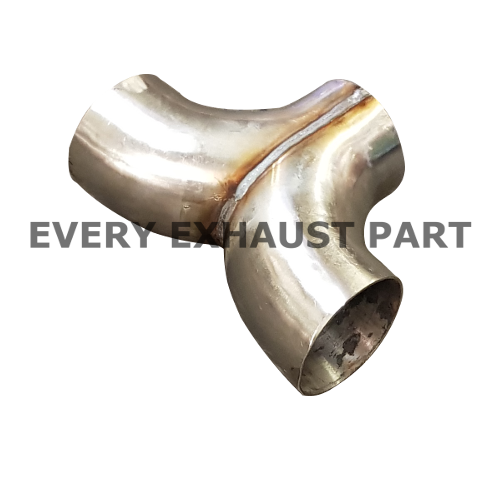 Exhaust YPiece Tee Piece 2.5 inch Stainless Steel T304 Mandrel Bend